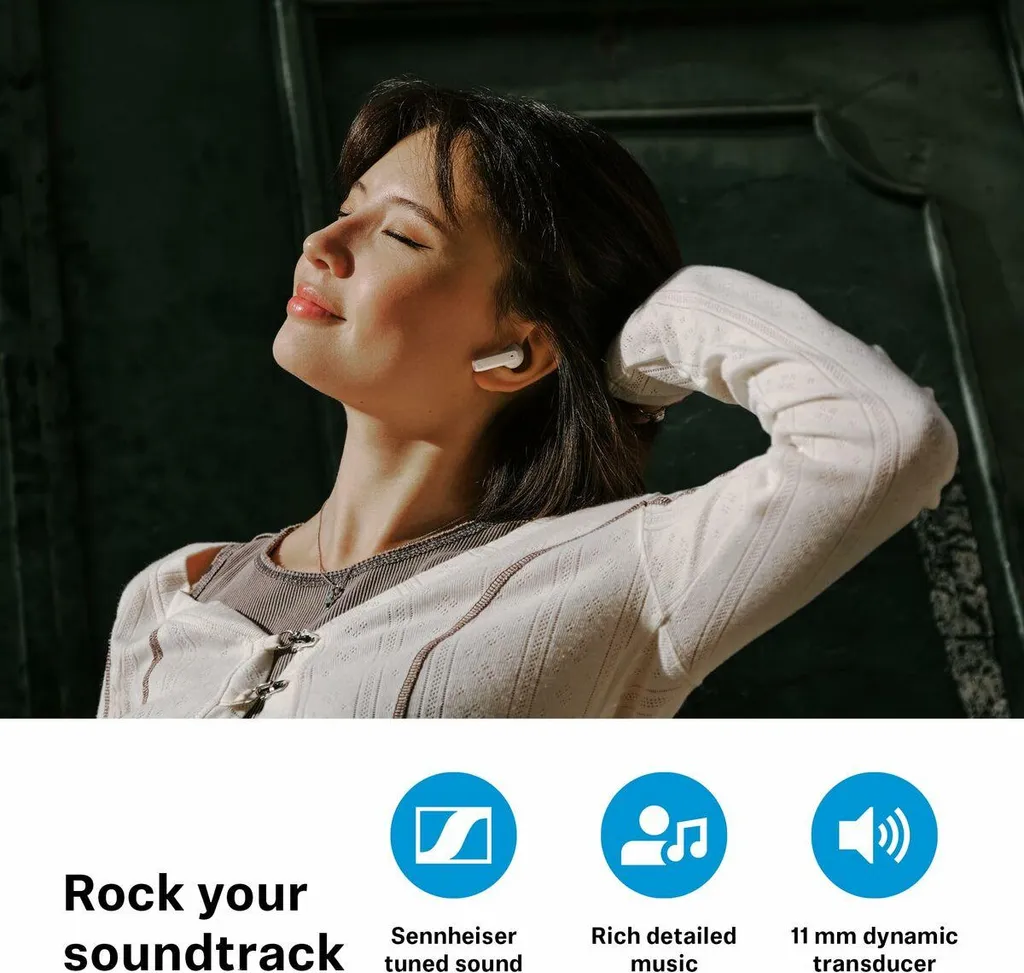 Casque Bluetooth intra-auriculaire Sennheiser Accentum Open son premium - 12