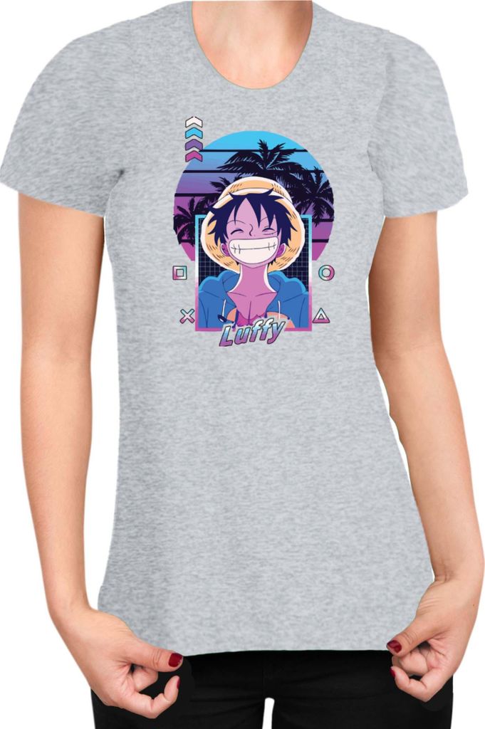 Damen T-Shirt Manga Japan Anime Comics Animation One Manga Piece Anime 0022, Lady M / Grau