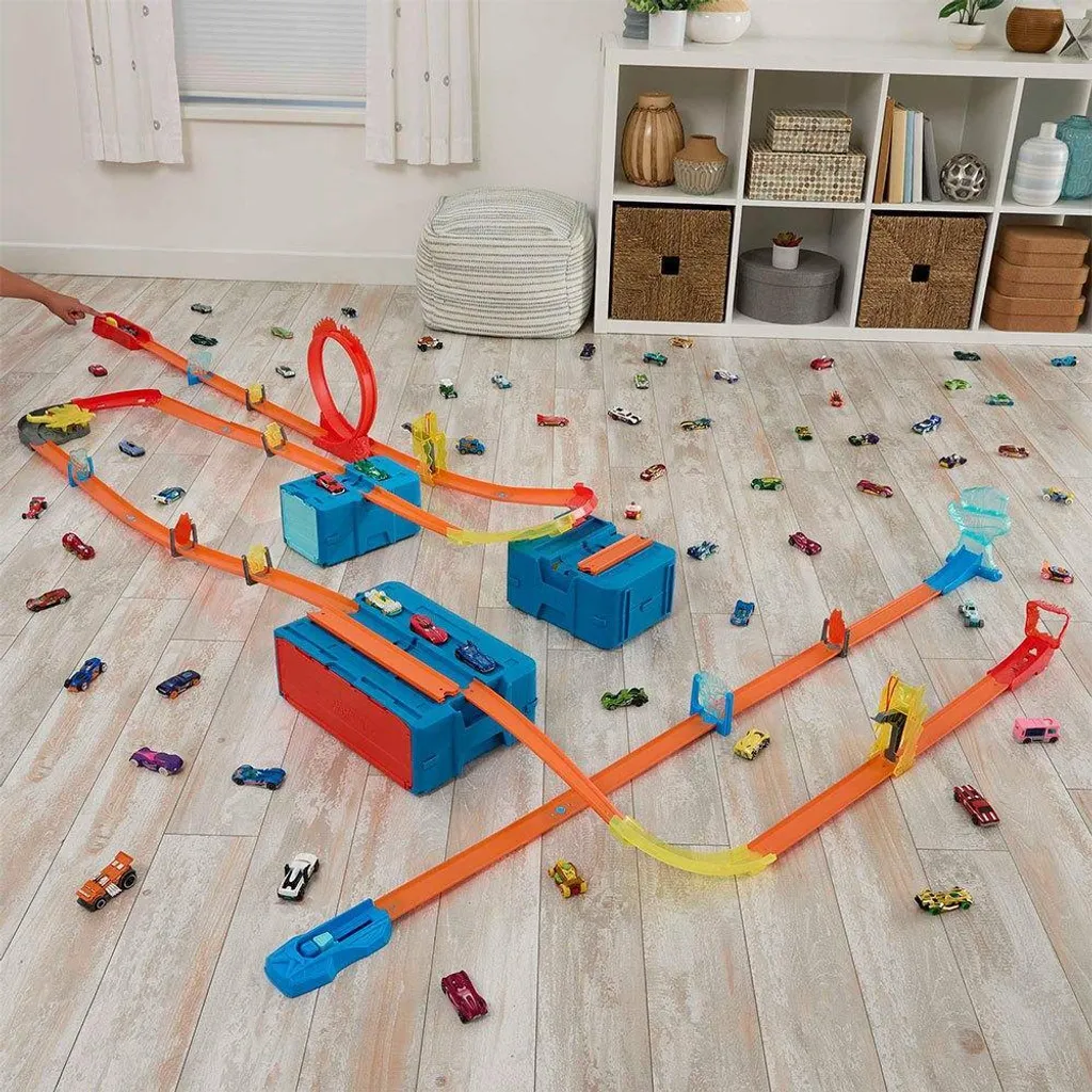 Circuit Hot Wheels modulable Track Builder Entry avec connecteurs pro - 10