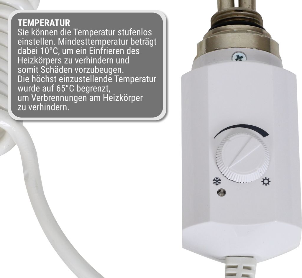 Elektro Heizstab Heizpatrone Heizelement Heizlanze Mit Temperaturregelung 300 W 4064649228894