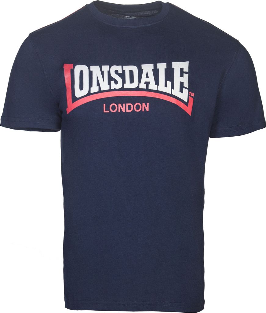 Lonsdale Two Tone Kurzarm-t-shirt Blau XL Herren Blau XL Produktbild 