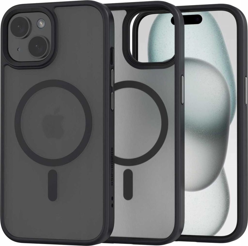 Spacecase Hybrid Mag iPhone 15 schwarz