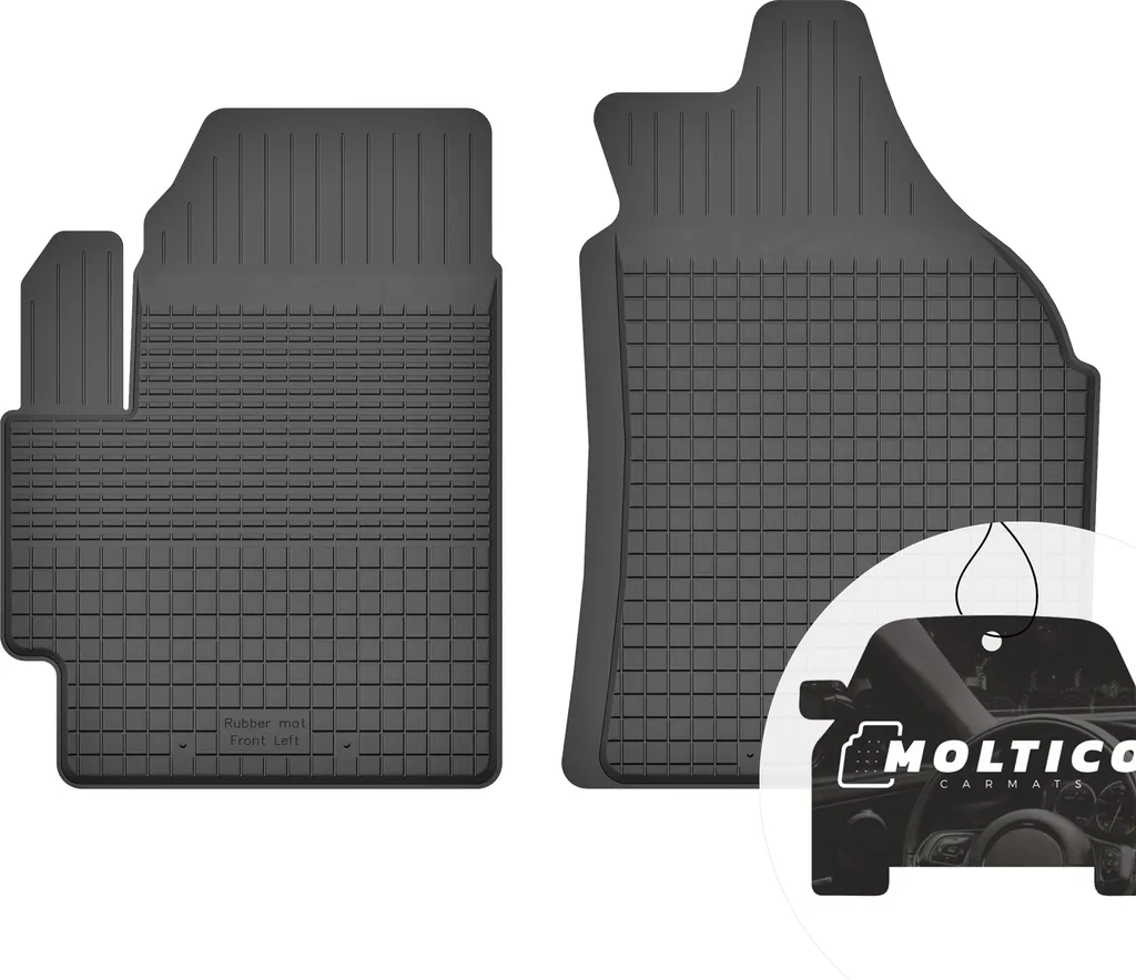 Tappetini Auto Gomma Su Misura Daihatsu Sirion II M300 2004-2010 - 2 Pezzi