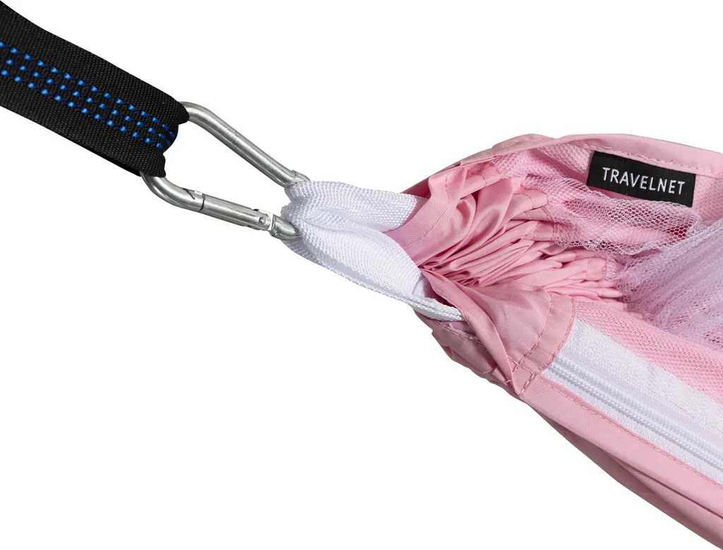 Amaca Travelnet con zanzariera L240 x B140 - Rosa - 1 pers - 4