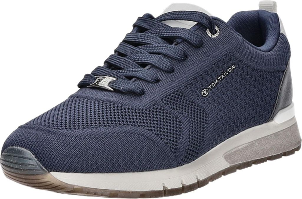 Tom Tailor Damenschuhe sportlicher Schnürer Blau Freizeit, Schuhgröße:36 EU
