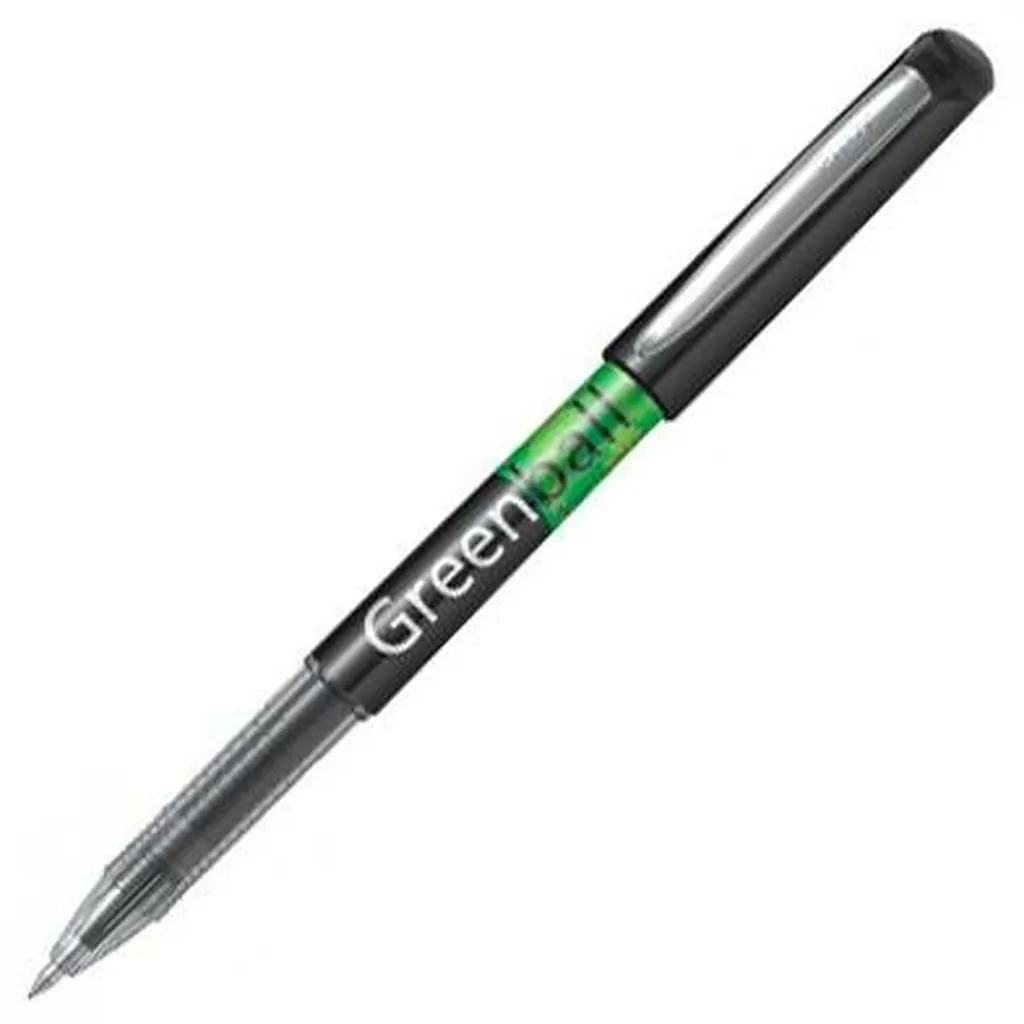 Stylo Roller Noir Pilot Greenball Pointe Moyenne BEGEN - Boîte de 10