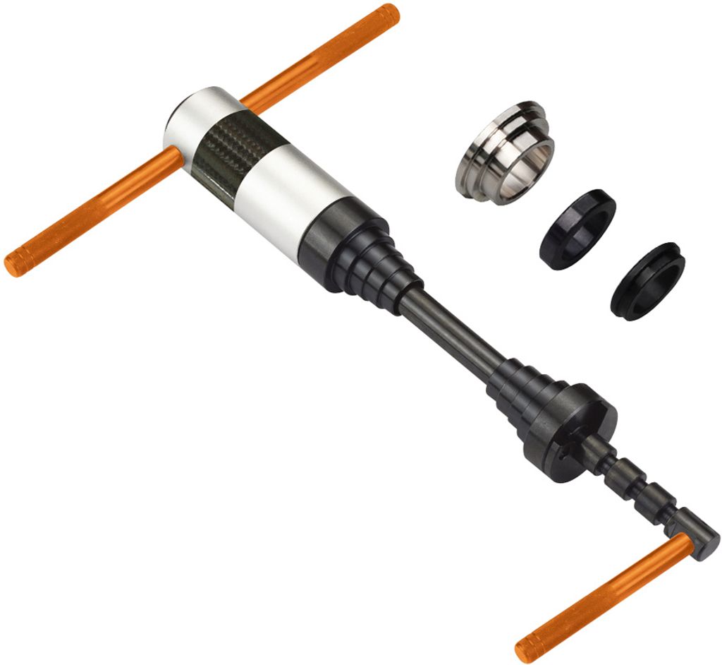 IceToolz E147, Schwarz, Orange, Silber