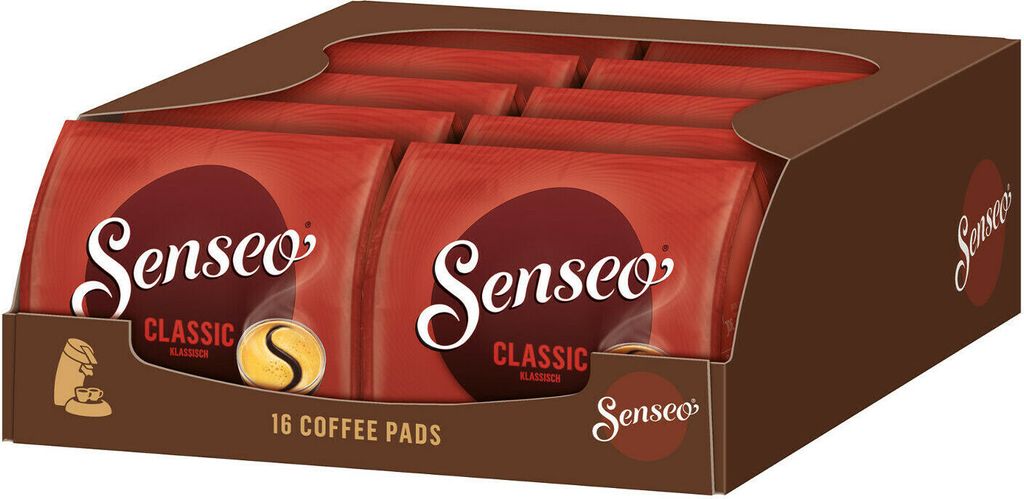 SENSEO Classic 10er Pack Kaffeepads 10 x 16 Getränke