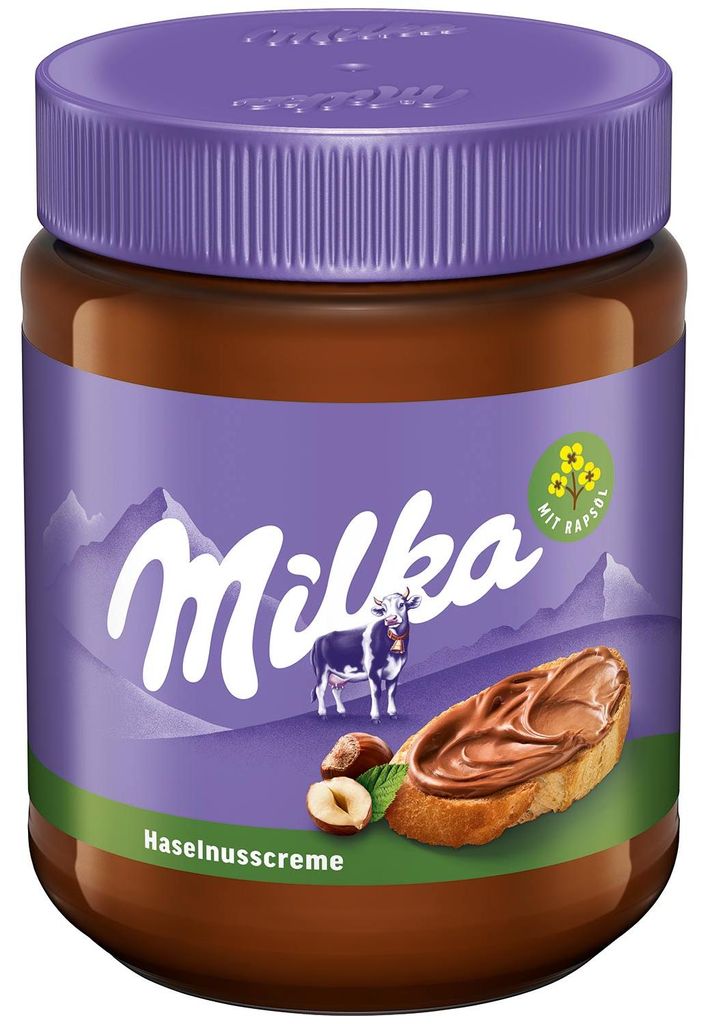 Milka Haselnusscreme 350g, Nussaufstrich, Haselnuss, 350 g, Produktbild 