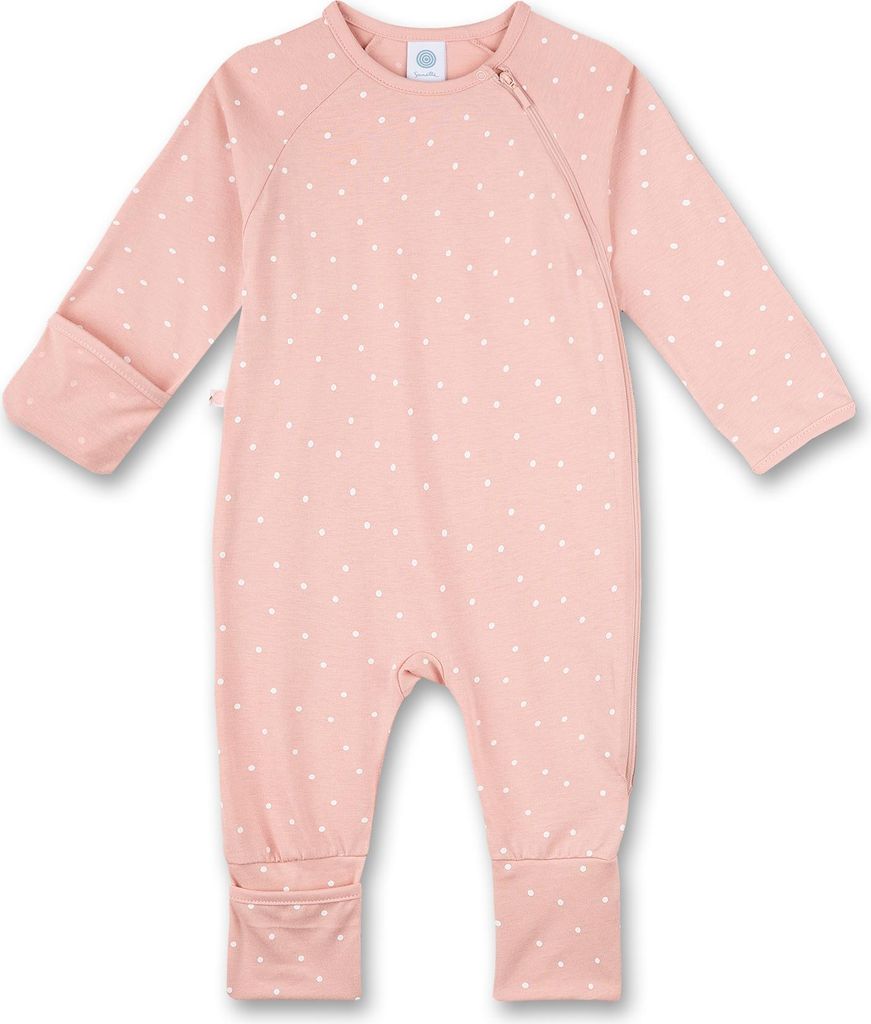 Sanetta Baby-Strampler rosa Dots 98