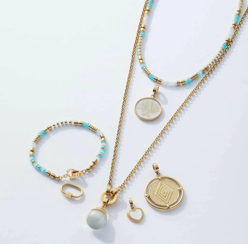Pendentif Leonardo Clip & Mix Elna avec perle Catseye élégante