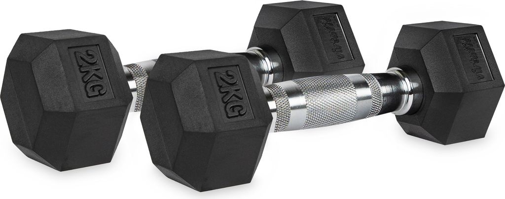 VirtuFit Hexa Dumbbell Pro Set 2 x 2 kg