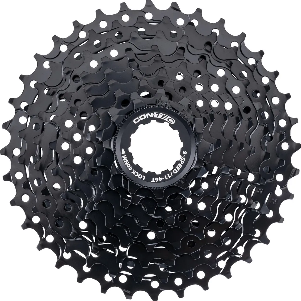 Cassette de vélo 9V CONTEC Ct 11-46Z pour transmission Shimano HG