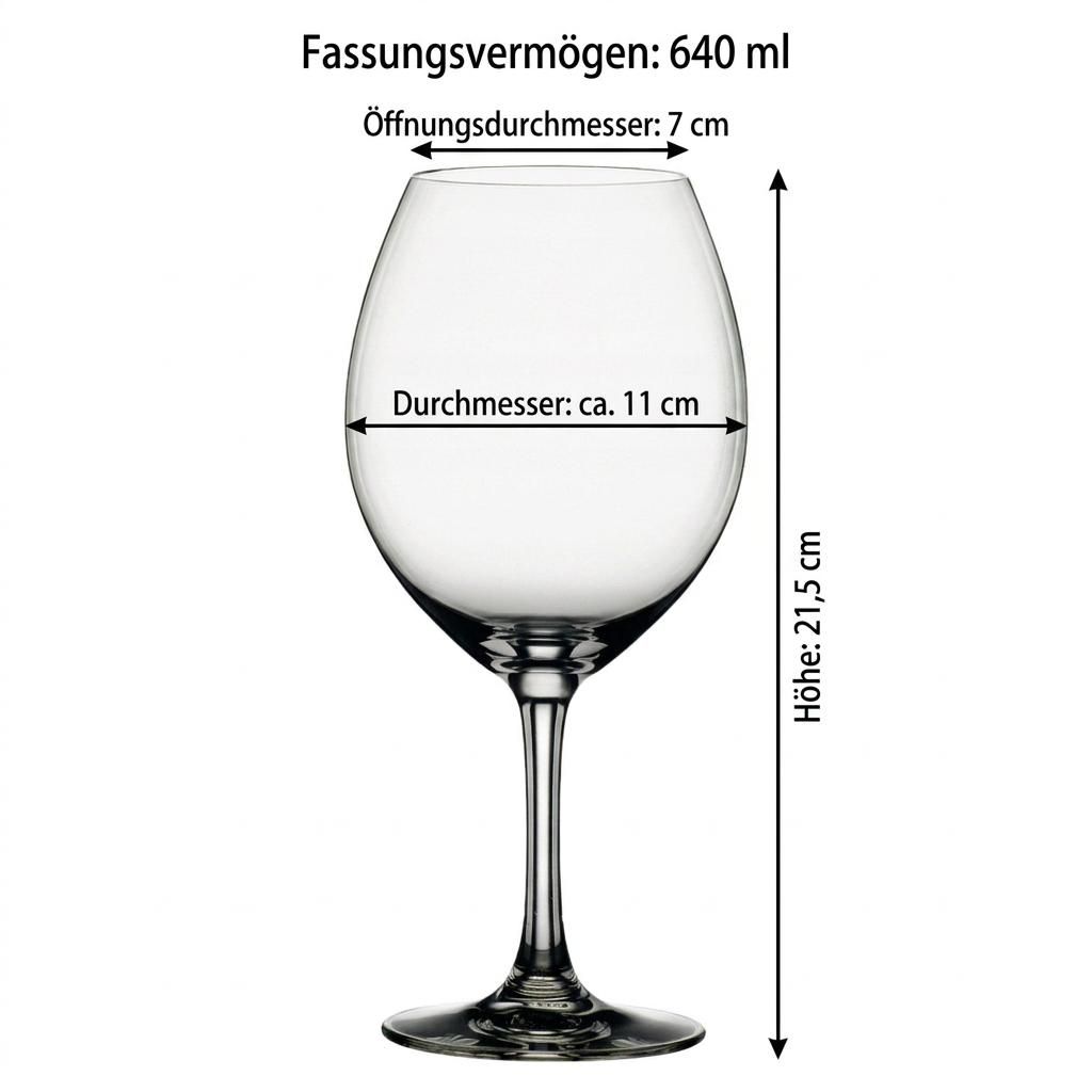 SPIEGELAU Burgunderglas 640 ml – Rotweinglas für Burgunder
