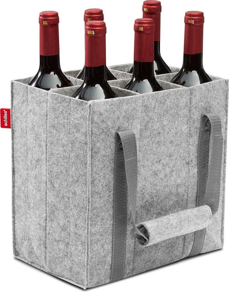 Flaschentasche mit 6 Fächer, Auch für 1,5 Liter Flaschen Produktbild 2