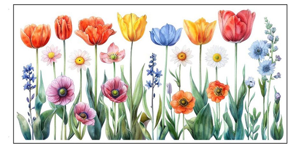 Bunte, abnehmbare Blumen-Fensteraufkleber, wasserfest, statisch haftend, für Zuhause, Büro, Schlafzimmer, Badezimmer.