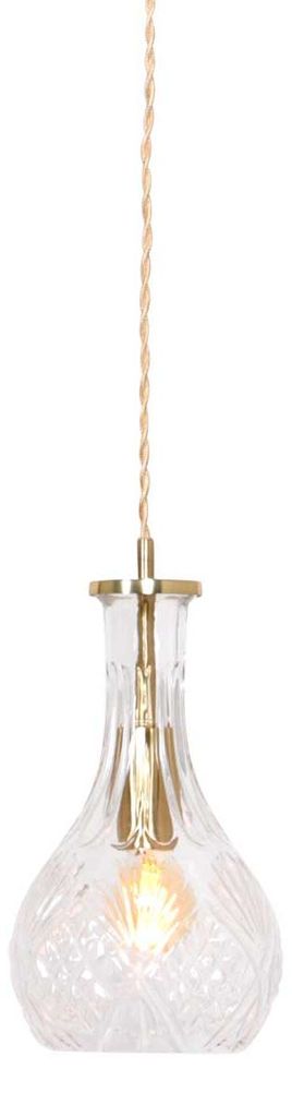 Mexlite - suspension - Grazio Glass - laiton - verre métal Image du produit 