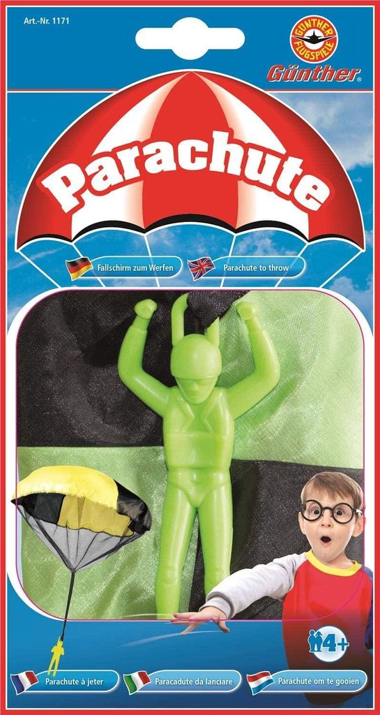 Paul Günther 1171 - Parachute, Fallschirm zum Werfen, Produktbild 