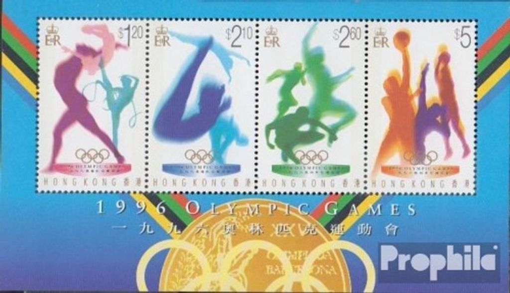 Briefmarken Hongkong 1996 Mi Block39 (kompl.Ausg.) postfrisch Olympische Sommerspiele