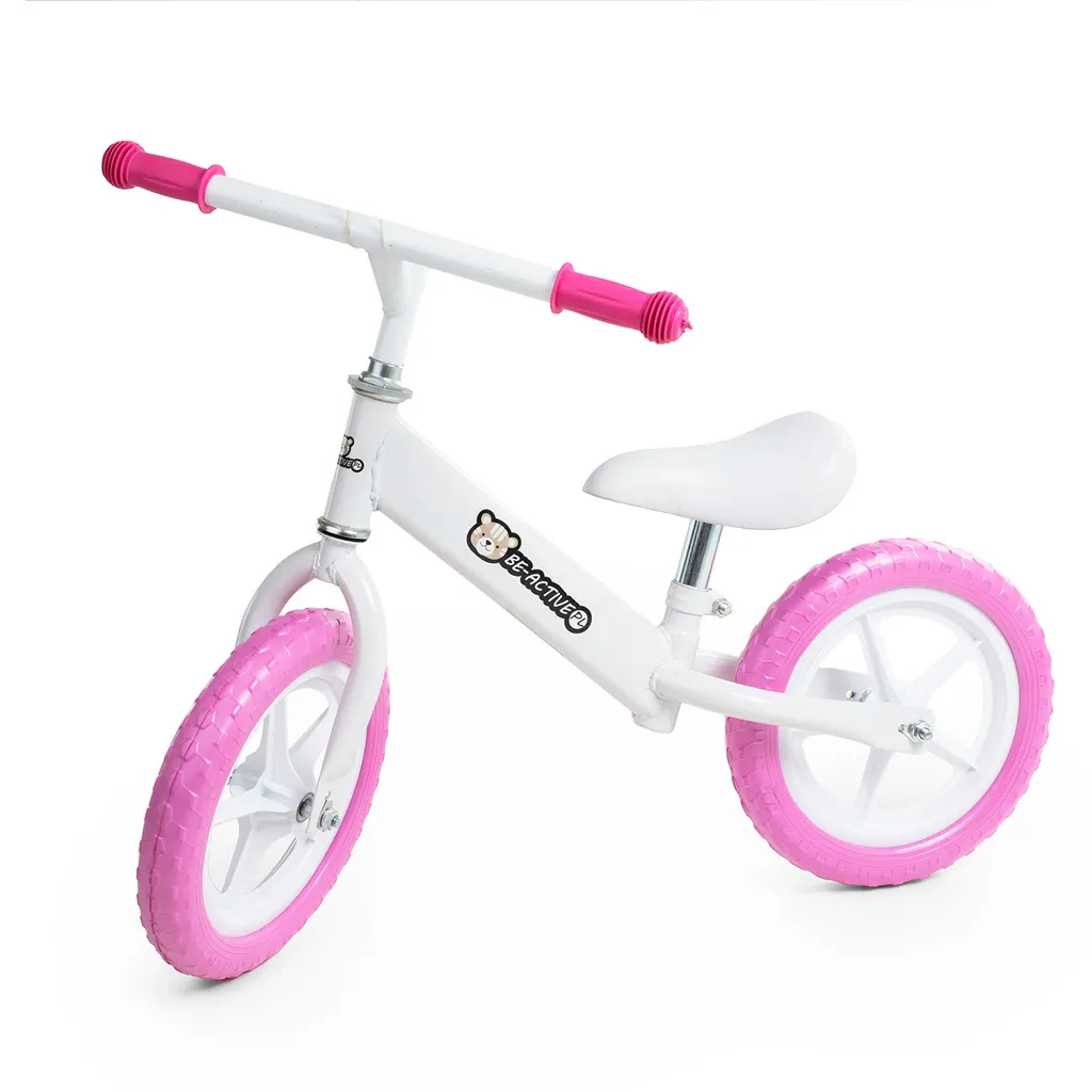 Vélo de cross-country pour enfants 12 pouces blanc réglable 2-6 ans