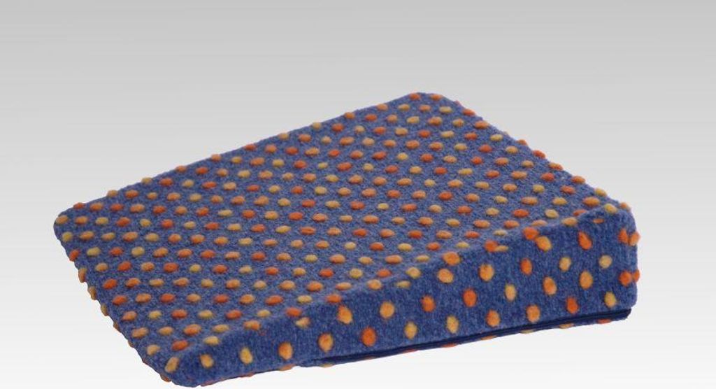 Keilkissen Therapiekeil Wolle Noppen 40 x 40 x8/1 cm Linke