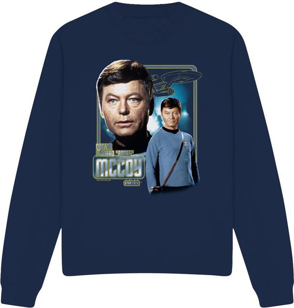 Star Trek - Sweatshirt für Herren/Damen Uni TV12287 (S) (Marineblau)