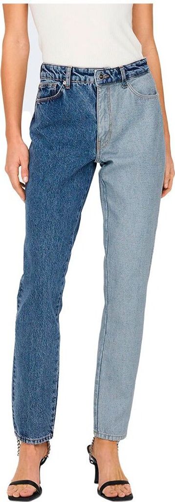 Only Linda Mom Longer Fit Hochtaillierte Jeans Blau 28 / 32 Frau Blau 28