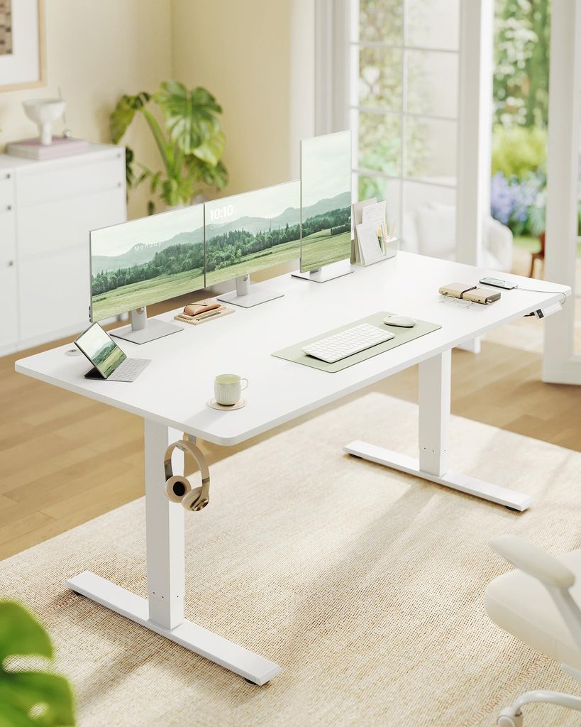 VASAGLE Höhenverstellbarer Schreibtisch, 160 cm, Produktbild 