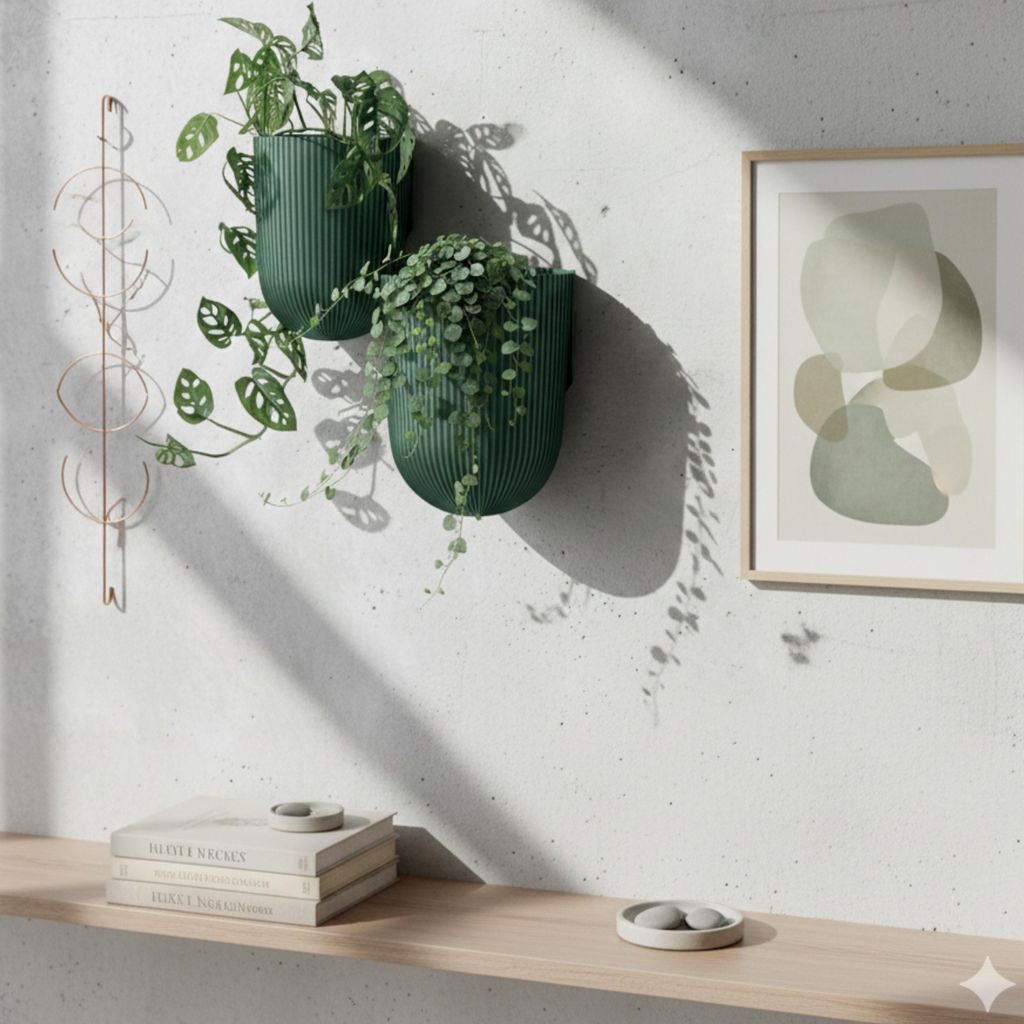 Blumentopf zu Hängender, Wand Pflanzenständer