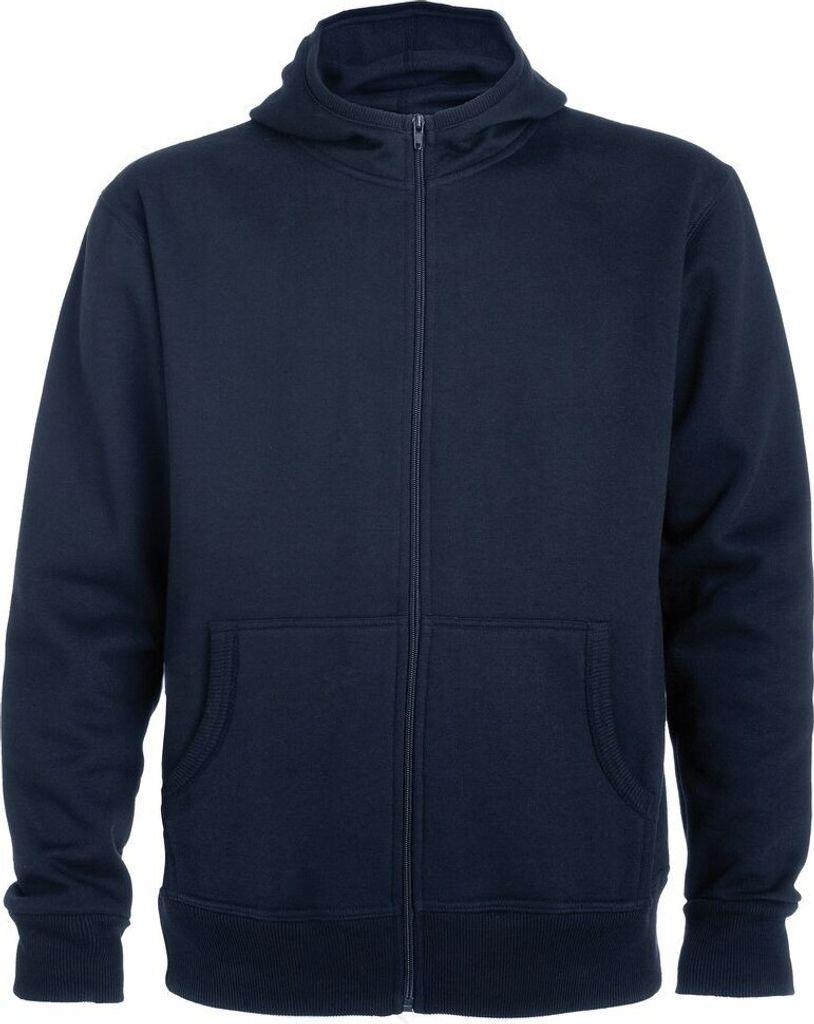 Roly - "Montblanc" Hoodie mit durchgehendem Reißverschluss für Herren/Damen Uni PF4276 (L) (Marineblau)