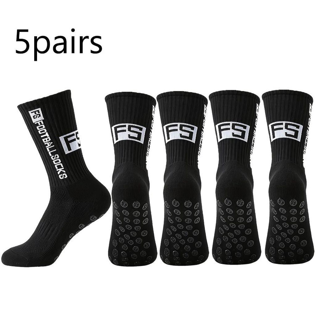 5 Paar Fußballsocken,Sportsocken,Rutschfeste Produktbild 