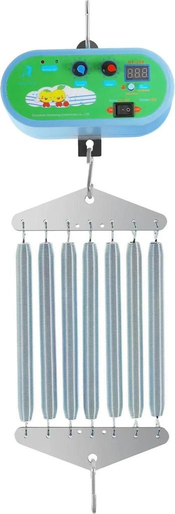 Elektrischer Babywiegen-Motor - Steuergerät für Hängewiege - Tragkraft 20 kg - Timer 60–240 Min - 12 W - 53×18 cm - Grün