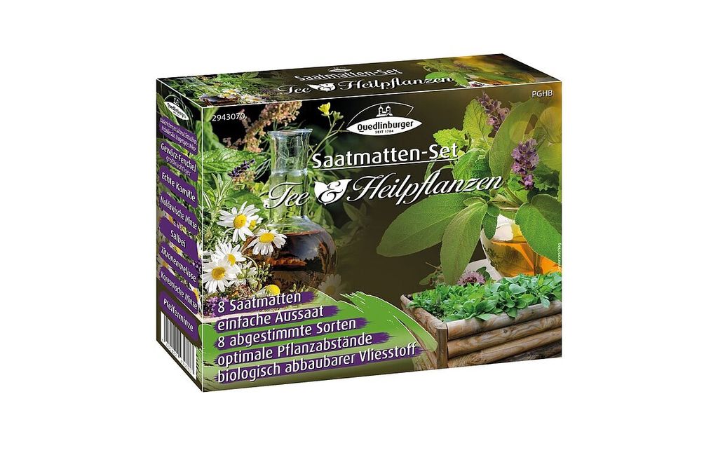 TEE & HEILPFLANZEN (8 Saatmatten)