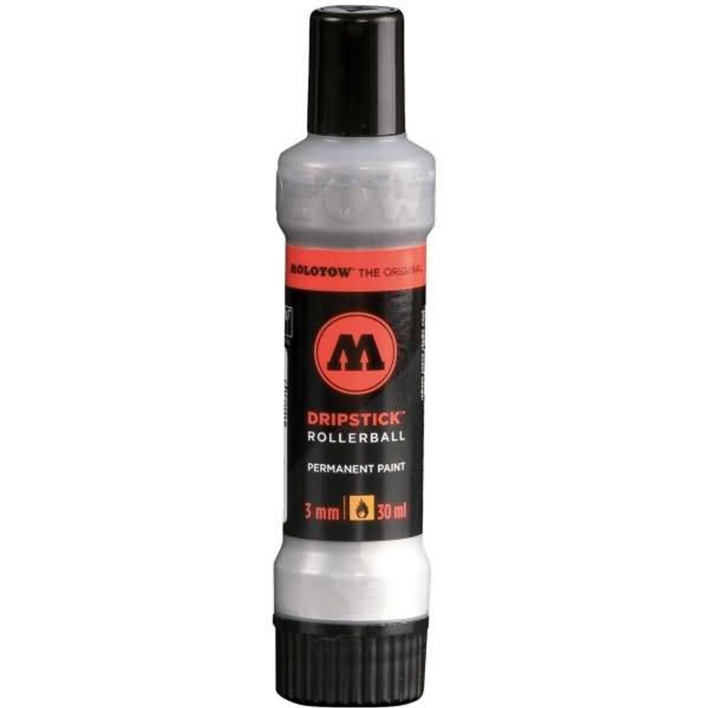 Molotow Dripstick Rollerball PP 3mm 30ml, chrom, Squeeze Bottle