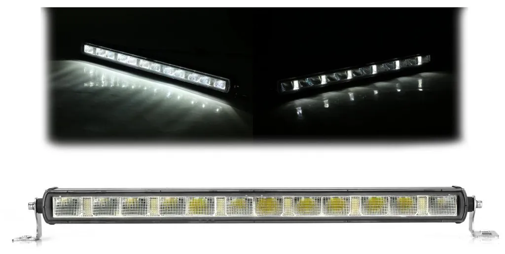 Projecteur LED Longue Portée 52 cm avec Éclairage Ponctuel 12-24V