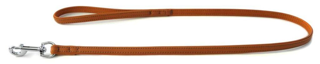 Das Lederband Hundeleine Denver cognac/cognac, Länge: 110 cm / Breite: 14 mm