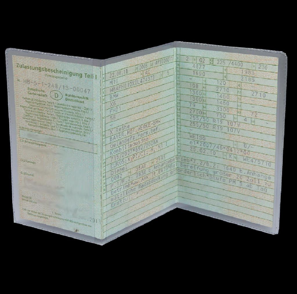 2 Stück KFZ Schutzhülle Fahrzeugschein Schutzhülle KFZ Etui Produktbild 3