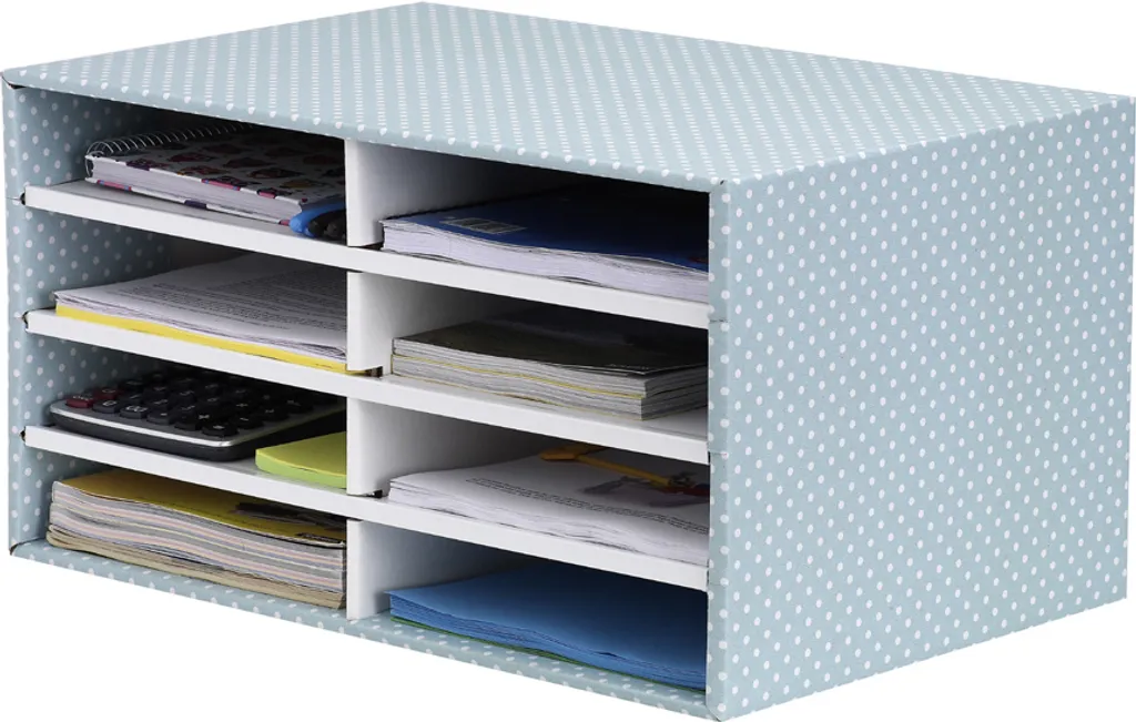 Bankers Box Style Desktop Manager A4 8 Ripiani Verde/Bianco