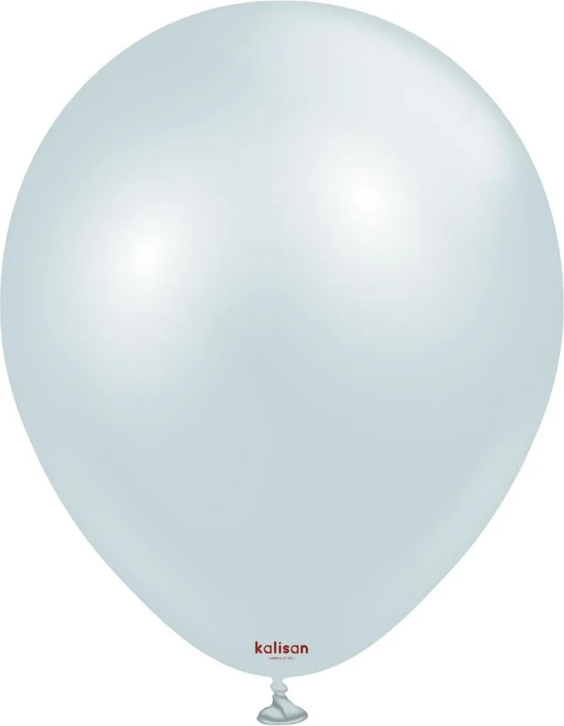 Ballons bleu glacier pour baby shower et mariage - Kalisan AURA x50