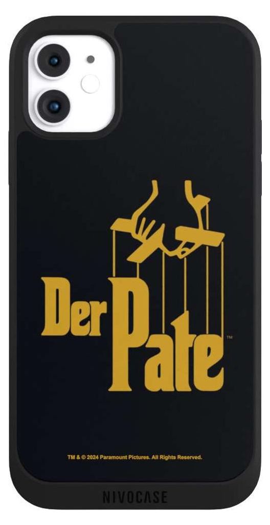 NIVOCASE Handyhülle für Apple iPhone 11 Hülle NIVOpure Case Schwarz Logo Offizielles Lizenzprodukt Der Pate