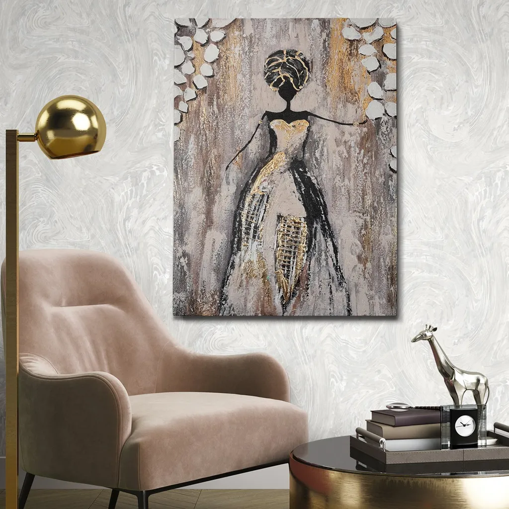 Tableau mural pour mur vide : Toile colorée Wallity 50x70 cm HD