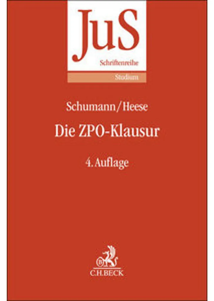 Préparer le droit civil allemand efficacement avec Die ZPO-Klausur 2024