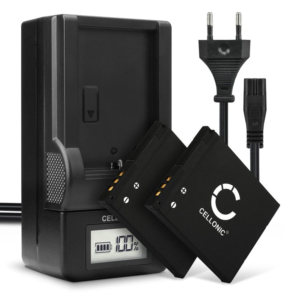 CELLONIC 2x Batteria per Fotocamera Compatibile con Immagine del prodotto 