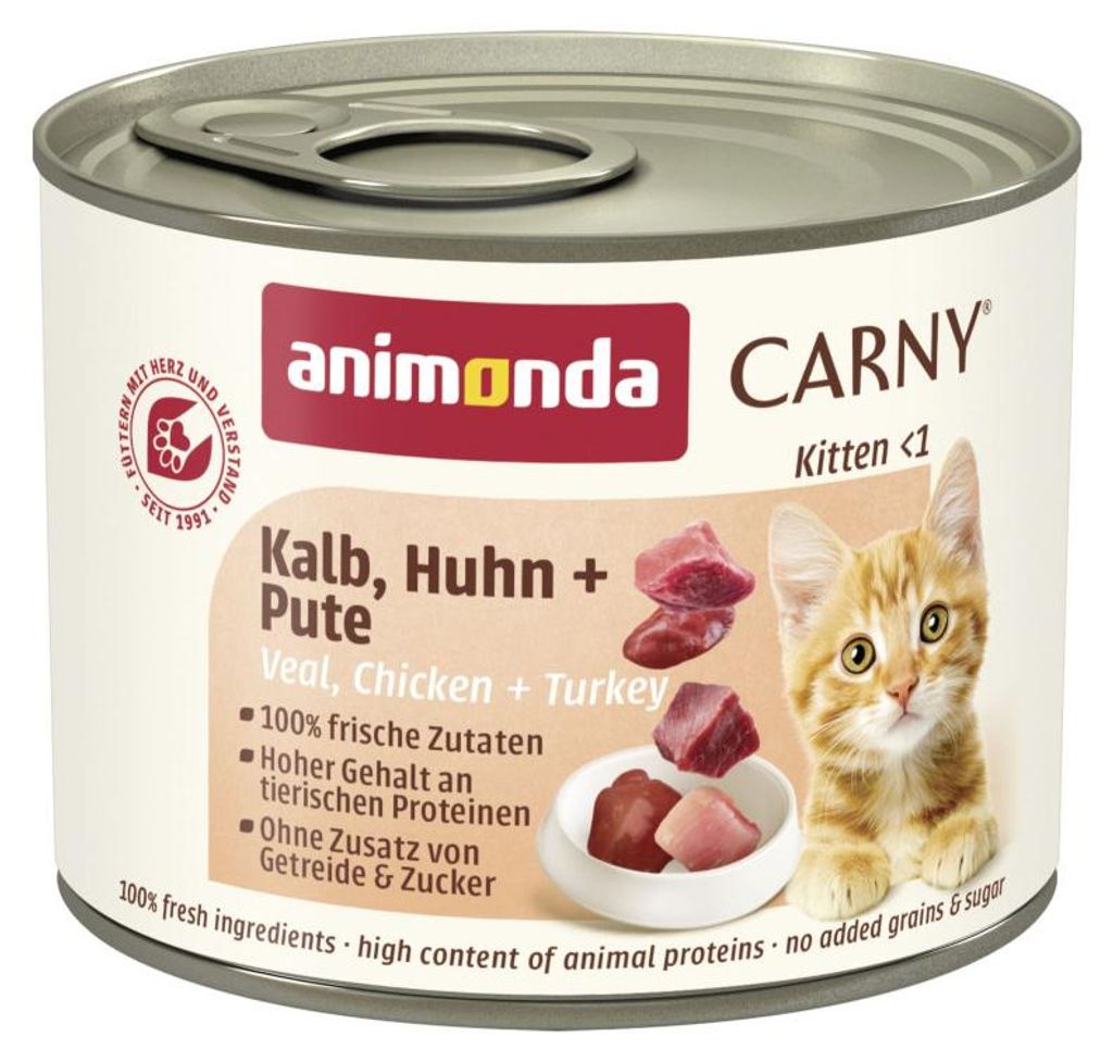 Animonda Carny Kitten 200g Getreidefreie Nassnahrung für Produktbild 