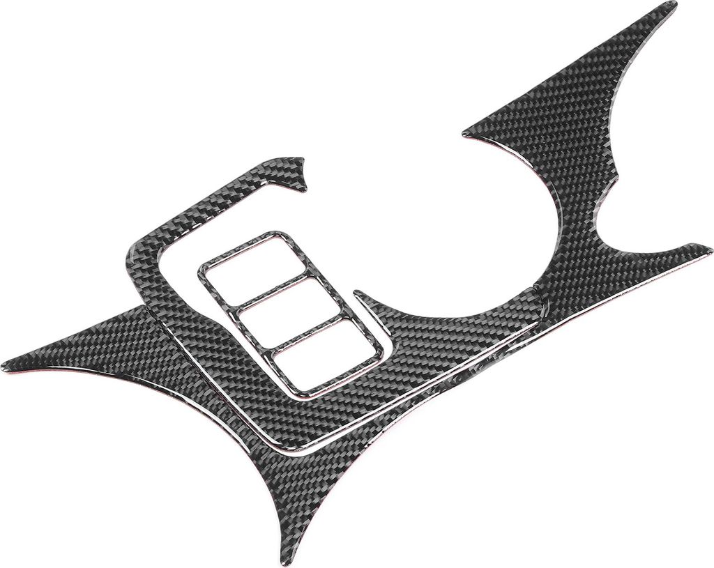 3 Teile/satz Konsole Tasse Halter Carbon Faser Abdeckung Dekorative Panel Aufkleber Passend für Nissan 370Z Z34 2009 ‐ 2020