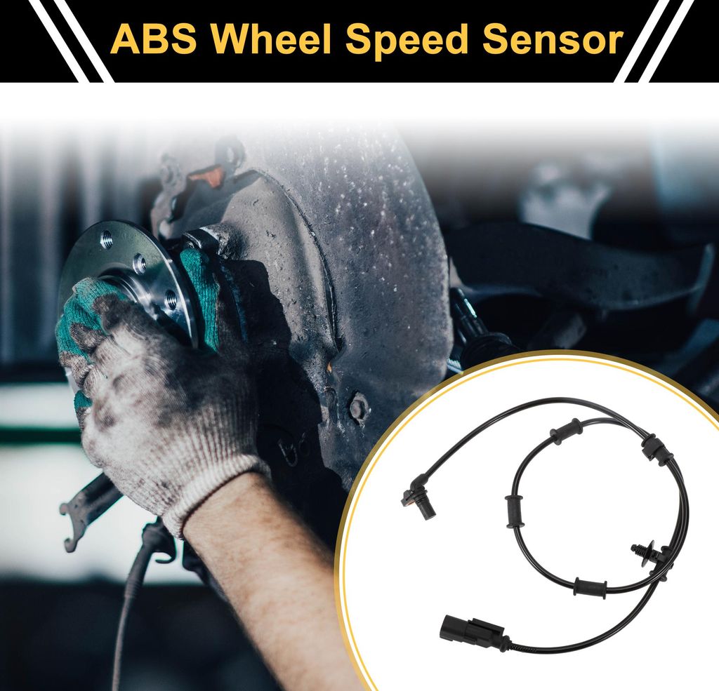 1 Stk. ABS Raddrehzahlsensor für Dodg Ram 3500 06-08 für Dodg Ram 2500 06-08 ABS Sensor Antiblockiersystem Sensor Vorne Links Rechts