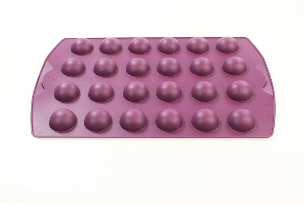Stampo Mini Balls Tupperware Silicone Viola per CakePops e Dolcetti - 3