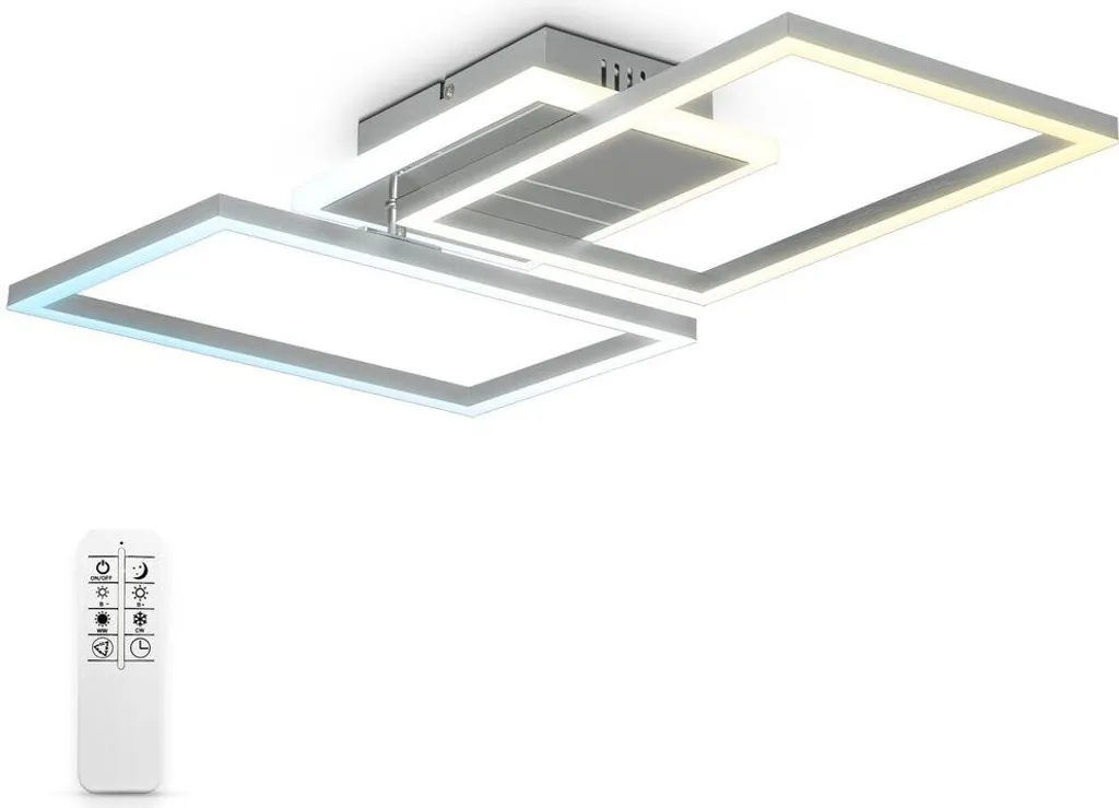 Luminaire Plafonnier LED Orientable avec Variateur et Mode Veilleuse 40W