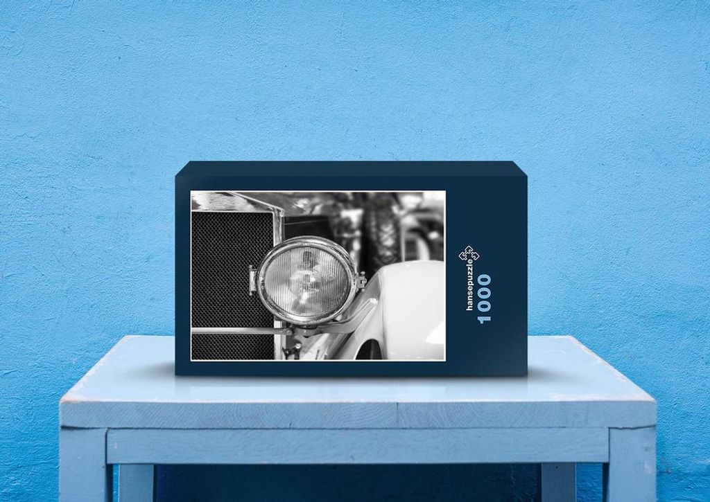 hansepuzzle 46170 - Oldtimer Puzzle, 1000 Teile, Fortbewegung, 60,0 x 46,0cm mit hochwertiger Aufbewahrung, Kartonbox & Beutel