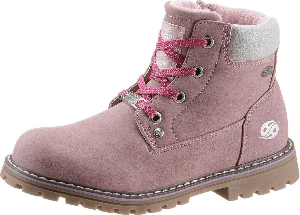 Dockers Mädchen-Stiefelette mit TEX-Membran Rosa, Farbe:rot, EU Größe:30